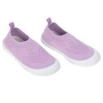 Ultrawygodne elastyczne trampki dziecięce z antypoślizgową podeszwą Splash & Fun lilac / Lassig