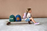 Ultrawygodne elastyczne trampki dziecięce z antypoślizgową podeszwą Splash & Fun lilac / Lassig