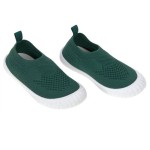 Ultrawygodne elastyczne trampki dziecięce z antypoślizgową podeszwą Splash & Fun green / Lassig