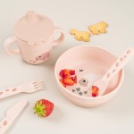 Miska dla dziecka Foodie Tiny Farm Powder / Done by Deer