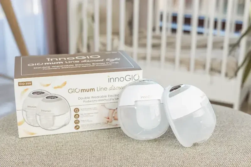 GIOmum Line Discreet Light Podwójny muszlowy laktator elektryczny GIO-359 / InnoGIO