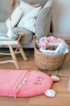 Śpiworek Sleepover – Truskawkowy kot ROZMIARY / Kidspace