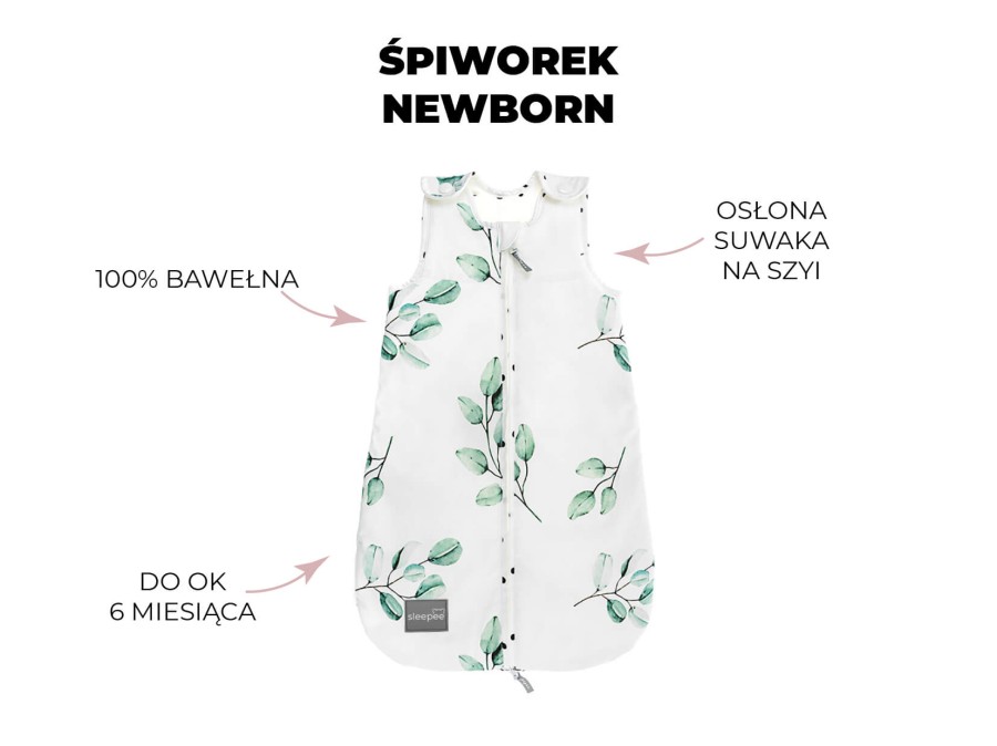 Śpiworek do spania Newborn Dots / Sleepee