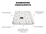 Bambusowy Bohemian Sand - 3 w 1 chusta, otulacz i kocyk / Sleepee