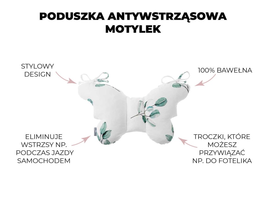 Poduszka Antywstrząsowa Motylek Bloom / Sleepee