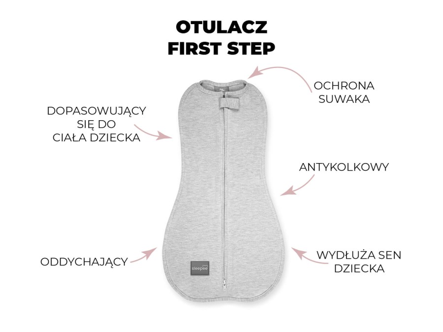 Otulacz FIRST STEP Melanżowy Beż / Sleepee