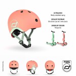 Kask XXS-S dla dzieci 1rż+ Peach / Scootandride
