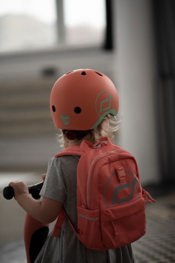 Kask XXS-S dla dzieci 1rż+ Peach / Scootandride