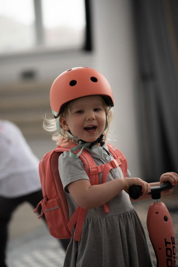 Kask XXS-S dla dzieci 1rż+ Peach / Scootandride