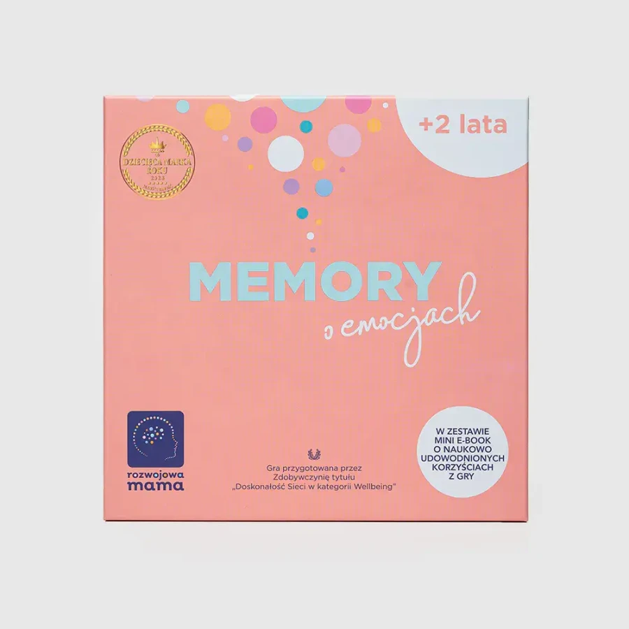 Memory o emocjach – gra o emocjach + mini e-book 2+ / rozwojowa mama