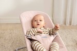 BABYBJORN - leżaczek BLISS WOVEN, Jasny Róż melanż