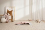 BABYBJORN - leżaczek BLISS WOVEN, Jasny Róż melanż