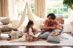 BABYBJORN - leżaczek BLISS WOVEN, Jasny szary melanż