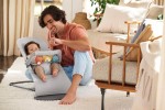BABYBJORN - leżaczek BLISS WOVEN, Jasny szary melanż