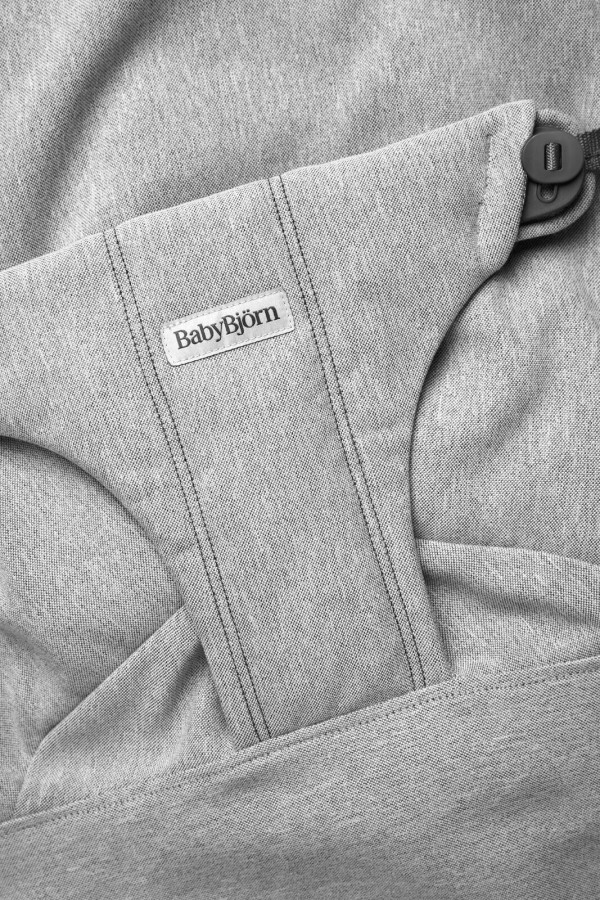 BABYBJORN - leżaczek BLISS WOVEN, Jasny szary melanż