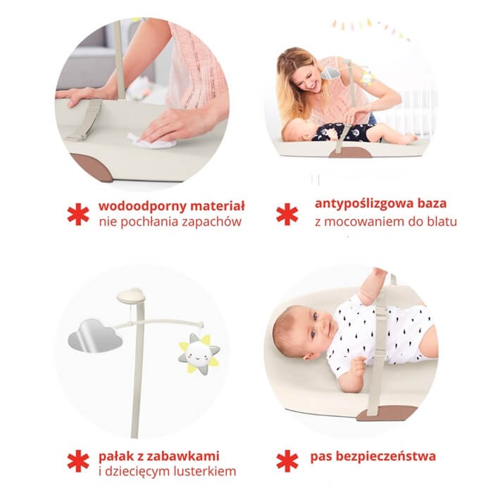 Wodoodporny przewijak z pałąkiem Oat / Skip Hop