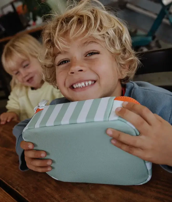Lunchbox Mini Green Stripes / Hello Hossy
