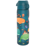 Wąska butelka na napoje - Whales (Deep Teal), 500ml / ION8®