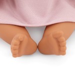 Lalka niemowlę ze smoczkiem, w sukience i opasce, wersja różowa / LullaBaby
