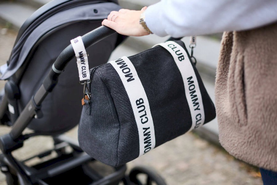 Torba do wózka Mommy Club Signature Black / Childhome