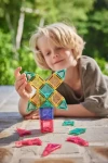 Klocki magnetyczne Mini Tiles Pack Pastel 28 el. / Cleverclixx