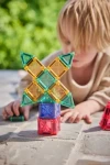 Klocki magnetyczne Mini Tiles Pack Pastel 28 el. / Cleverclixx