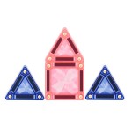 Klocki magnetyczne Mini Tiles Pack Pastel 28 el. / Cleverclixx