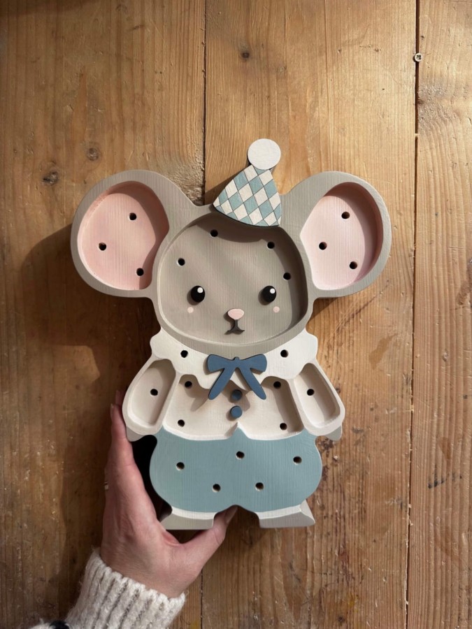 Lampa Little Lights Myszka Felix - Cloudy Blue / Little Lights