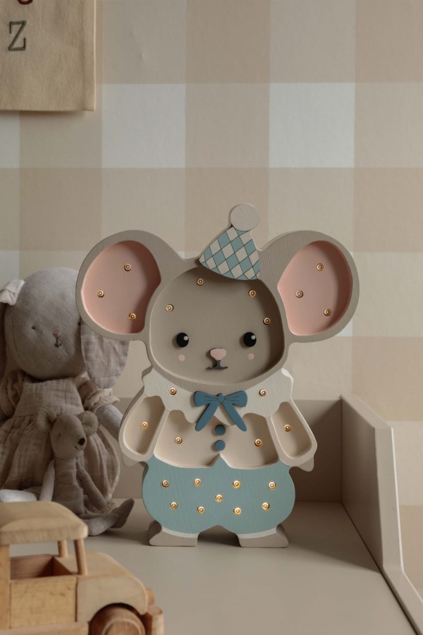 Lampa Little Lights Myszka Felix - Cloudy Blue / Little Lights