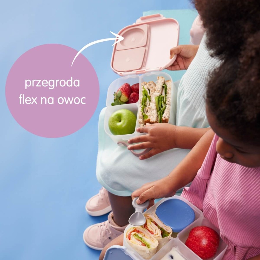 Zestaw Sportowa butelka tritanowa 450 ml + Mini Lunchbox - Chill out / B.box