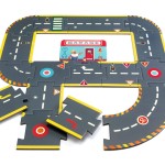 Puzzle kartonowe ULICE CRAZY MOTORS / Djeco