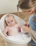 ECO Wanienka z odpływem i piankowym oparciem - Cookies & Cream / Shnuggle Baby