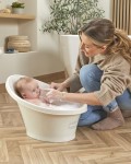 ECO Wanienka z odpływem i piankowym oparciem - Cookies & Cream / Shnuggle Baby