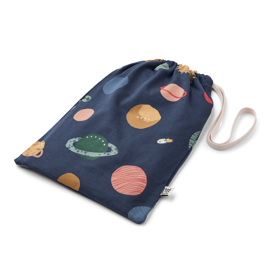 Zestaw piżamy z nadrukiem Wilhelm - universe, classic navy / Liewood