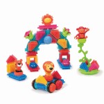 Jungle Adventures - klocki jeżyki w tubie - zestaw DŻUNGLA, 54 elementy / B.Toys