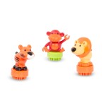 Jungle Adventures - klocki jeżyki w tubie - zestaw DŻUNGLA, 54 elementy / B.Toys