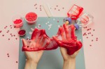 Zestaw DIY Slime - truskawka / Tuban