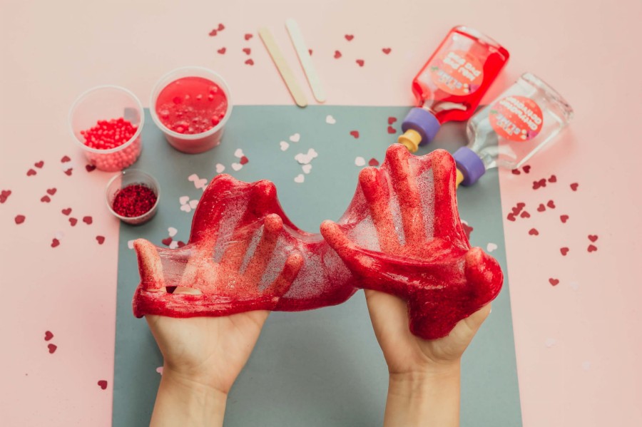 Zestaw DIY Slime - truskawka XL / Tuban