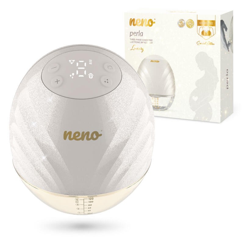 Trójfazowy bezprzewodowy muszlowy laktator elektroniczny premium Neno Perla / Neno