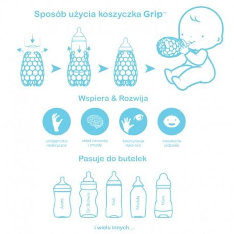 Osłonka na butelki do karmienia SUNSHINE / CogniKids
