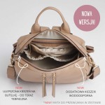 Plecak i torba dla mamy 2w1 MINI dark chocolate 2.0 / Joissy