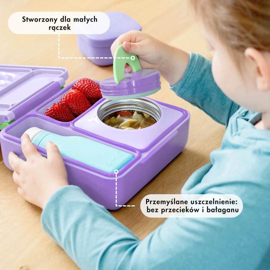 OMIE OMIEBOX lunch box z termosem, Poppy Orange / OMIE