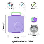 OMIE OMIEBOX lunch box z termosem, Poppy Orange / OMIE