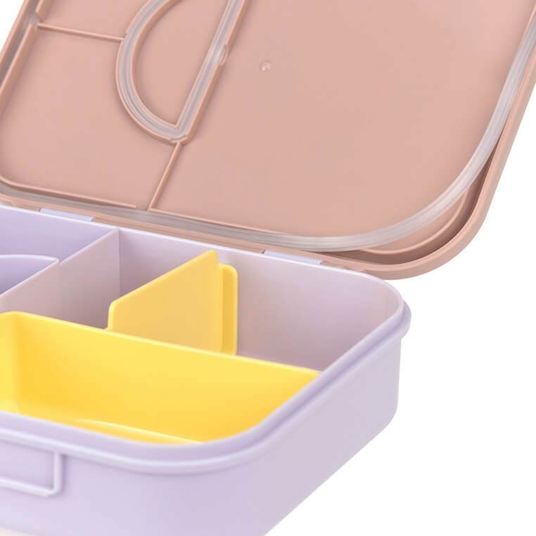 Lunchbox Bento z przegródkami Pattern Party rose & lilac / Lassig