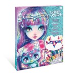 Kreatywna kolorowanka z flamastrami Mystery 7+ / Nebulous Stars
