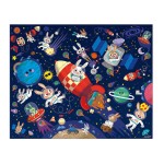 Puzzle w walizce Rakieta kosmiczna 54 elementy / Janod