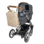 Plecak dla mam kwadratowy z akcesoriami Vividal Backpack humus / Lassig