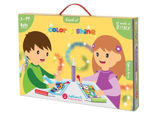 Magiczny Piasek do Kolorowania, Maxi Kit, Color&Shine, 3l+ / Sabbiarelli