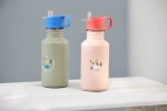Bidon ze stali nierdzewnej z ustnikiem i uchwytem 500 ml Sunny Explorer green & blue / Lassig