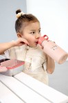 Bidon ze stali nierdzewnej z ustnikiem i uchwytem 500 ml Sunny Explorer rose&pink / Lassig